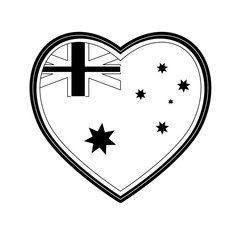 flag of australia   vector illustration