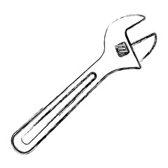 wrench tool isolated icon