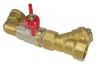 plumbing fittings on a white