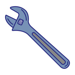 wrench tool isolated icon