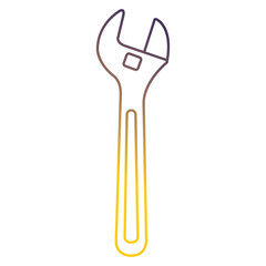 wrench tool isolated icon