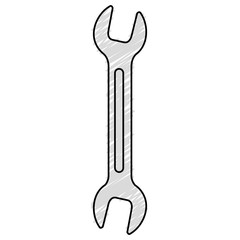 wrench tool isolated icon
