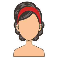 beautiful woman shirtless avatar character