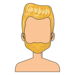 young man shirtless avatar character