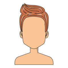 young man shirtless avatar character