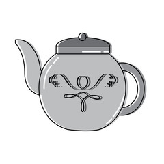 tea kettle icon image vector illustration design 