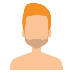 young man shirtless avatar character