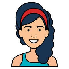 beautiful woman avatar character