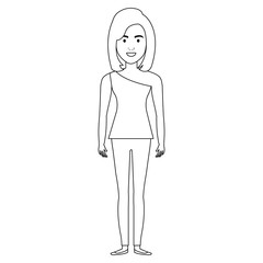 beautiful woman avatar character
