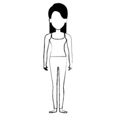 beautiful woman avatar character