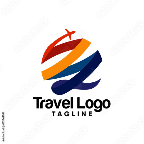 Creative travel agency logo design 1