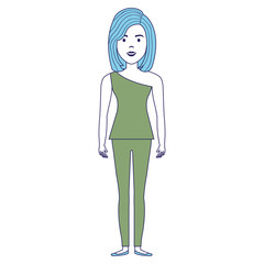 beautiful woman avatar character