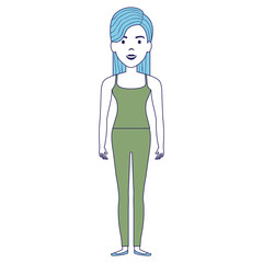 beautiful woman avatar character