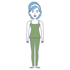 beautiful woman avatar character