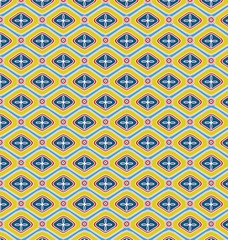 Geometric retro pattern