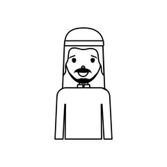 Arab man cartoon