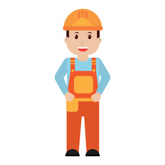 engineer or contractor icon image vector illustration design 