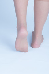 M&auml;dchen in Nylonstr&uuml;mpfe