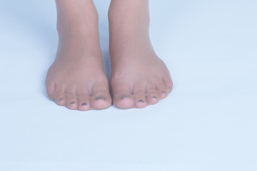 M&auml;dchen in Nylonstr&uuml;mpfe