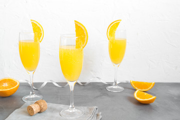 Mimosa champagne cocktail