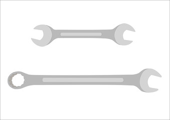 Isolated Wrenchs are technician tool use for maintenance