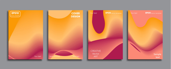 Obraz premium Creative colored cover. Cover design.