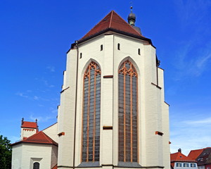 Stadtpfarrkirche St. Mariä Himmelfahrt in LANDSBERG / Bayern