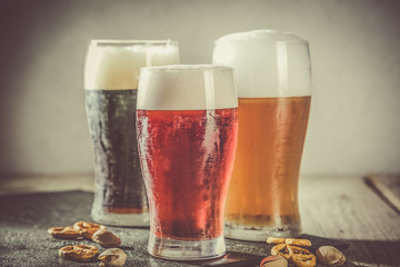 Different types of beer