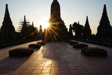 Ayutthaya is a world heritage city. Located in Thailand.