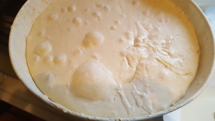 Italian pizza dough