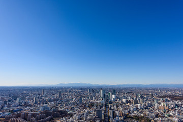 Obraz premium 冬の晴れた東京