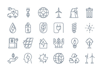 Outline ECO icons