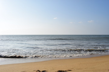 Rajska plaża nad oceanem indyjskim - obrazy, fototapety, plakaty