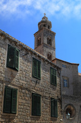 Fototapeta na wymiar Dubrovnik church