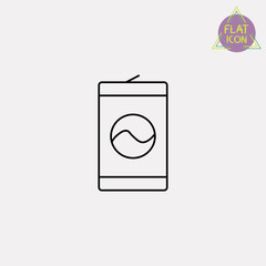 soft drink line icon