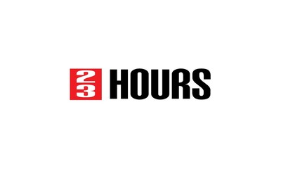 23 hours logo vector