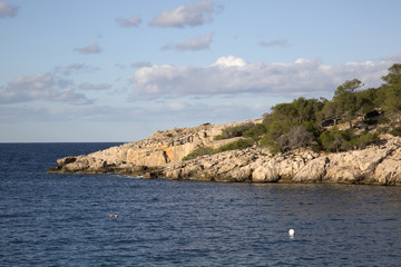 Fototapeta na wymiar Cala Saladeta Cove; Ibiza