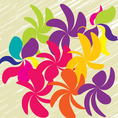 Fototapeta premium Vector Flower Background