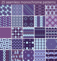 25 seamless pattern. Endless texture for wallpaper, fill,  web page background, surface texture.