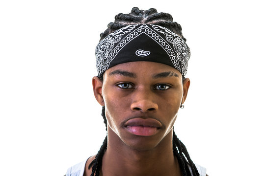 Young black man with do-rag