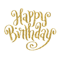 "HAPPY BIRTHDAY" Hand Lettering Card