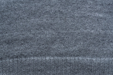 Fototapeta na wymiar knitted grey fabric background