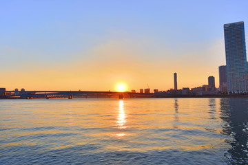 Sunset View at Toyosu, Tokyo
