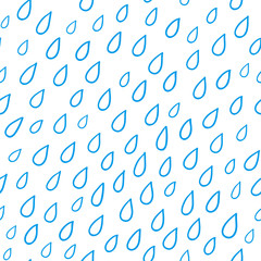 Seamless pattern with rain drops. Can be used for textile, website background, book cover, packaging.