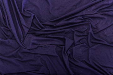 Fototapeta premium Wrinkled Purple Cloth Texture Background