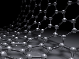 Single-walled zigzag carbon nanotube 3d