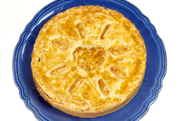 Baked heart pie