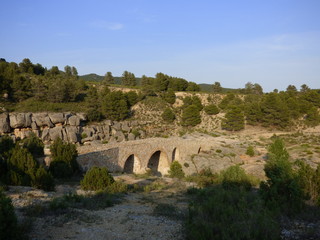 Fototapeta premium Pozas de Aguaviva ​ en Teruel en la comunidad de Aragón, España