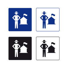 Park ranger sign set