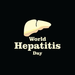 World Hepatitis Day Vector Template Design